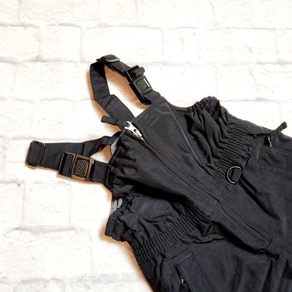 New Unisex 3T Waterproof Squall Snow Bib Black Grow a Long - Picture 6 of 14